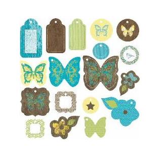 Набір тегів з чіпборда Fabulous Chipboard Tags від Chatterbox