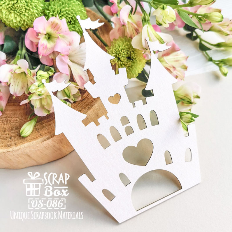 Замок с сердечком Os-086 105х150 мм, Scrapbox