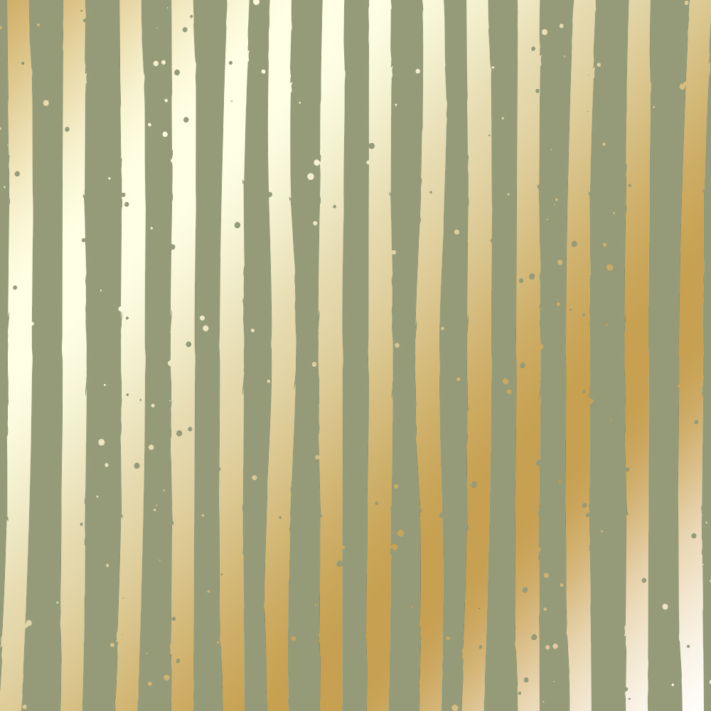 Аркуш паперу з фольгуванням Golden Stripes Olive, Фабрика Декору