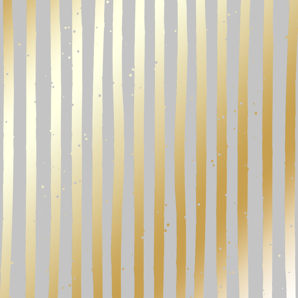 Аркуш паперу з фольгуванням Golden Stripes Gray, Фабрика Декору
