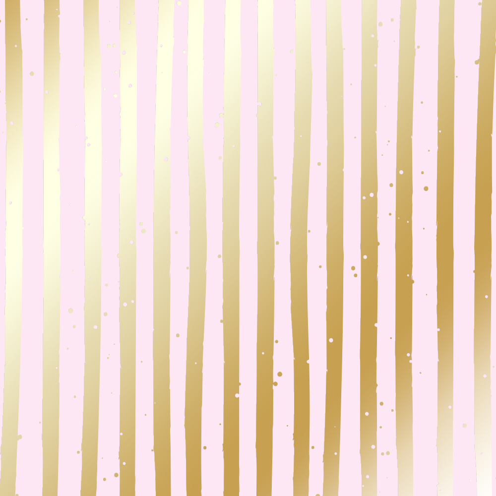 Аркуш паперу з фольгуванням Golden Stripes Light pink, Фабрика Декору