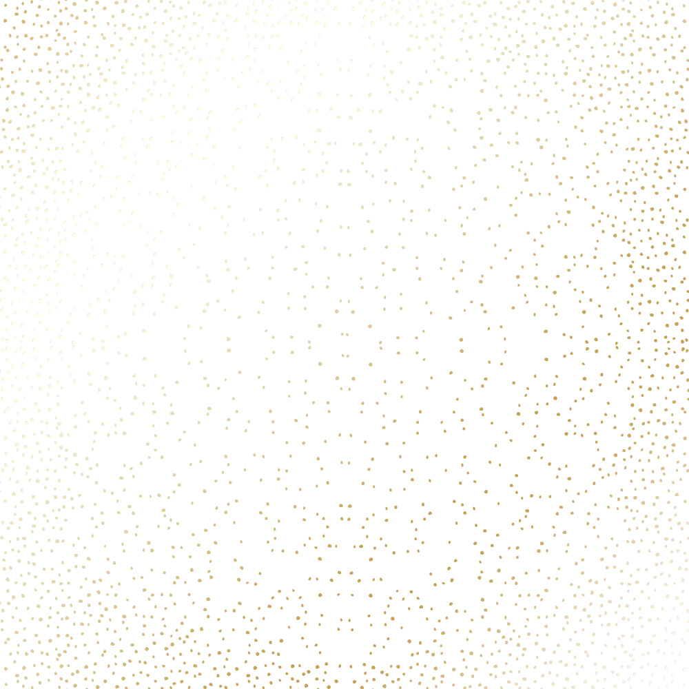 Лист бумаги с фольгированием Golden Mini Drops White, Фабрика Декору