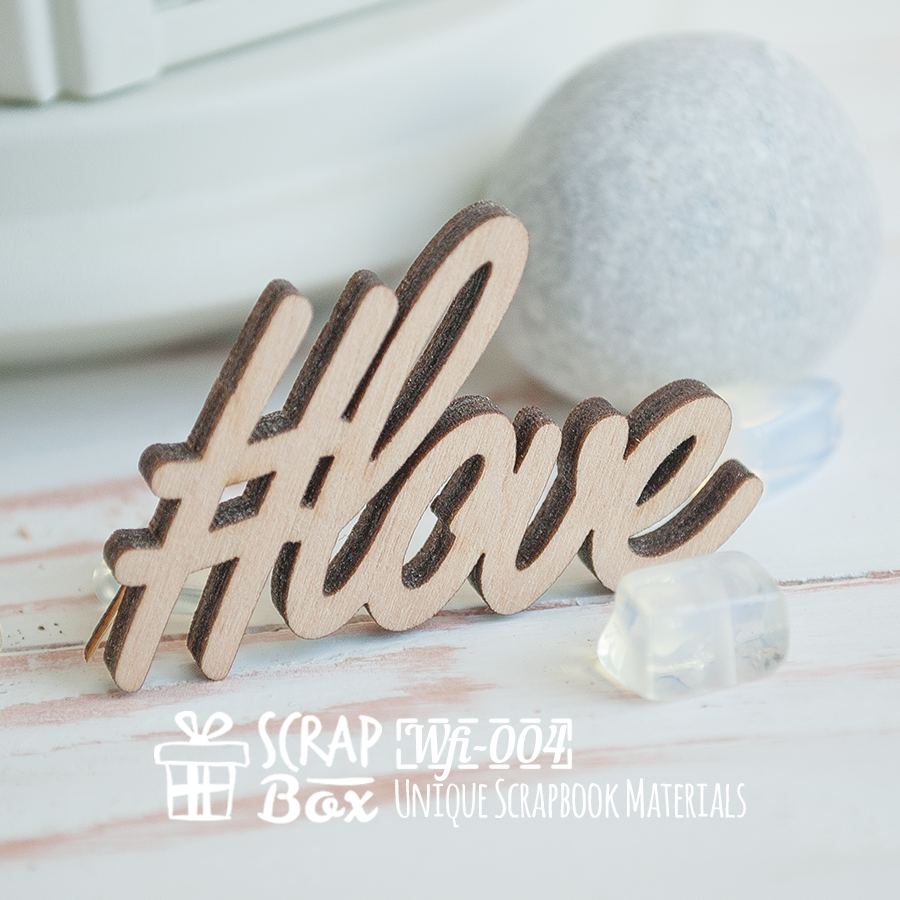 Надпись #Love Wfi-004, Scrapbox