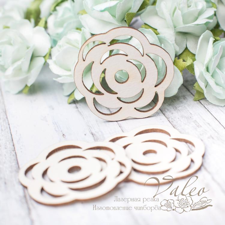 Чіпборд Квіточки 3шт 35 * 34мм 2887 Valeo