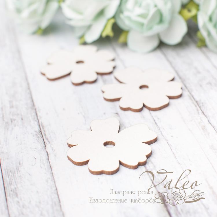 Чіпборд Квіточки 3шт 30 * 29мм 2885 Valeo