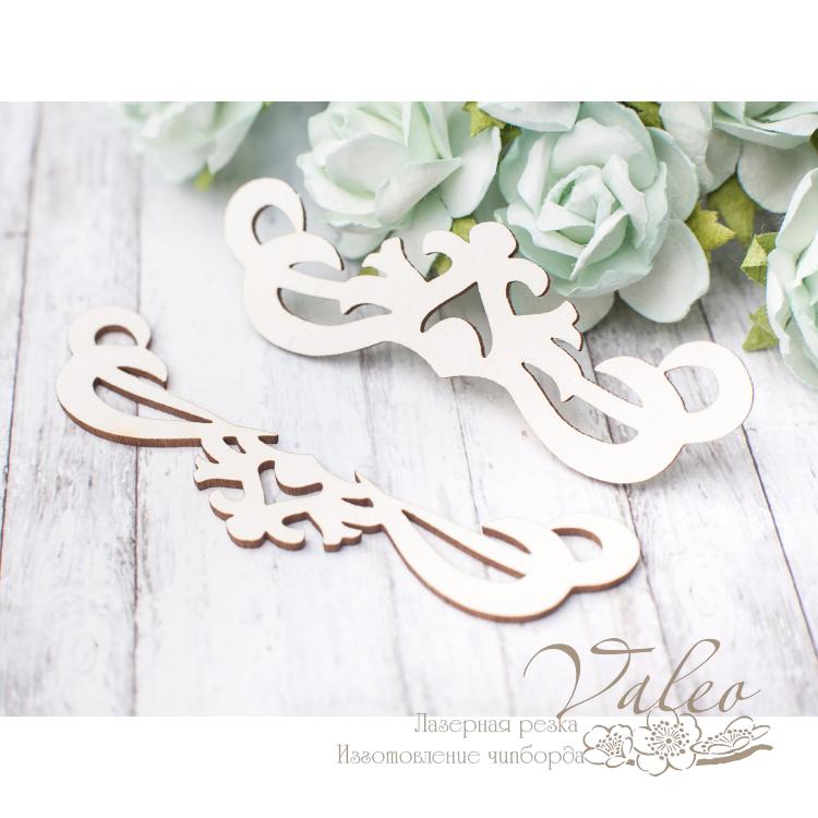 Чіпборд Завиток 2шт 71 * 23мм 78 * 23мм 2874 Valeo