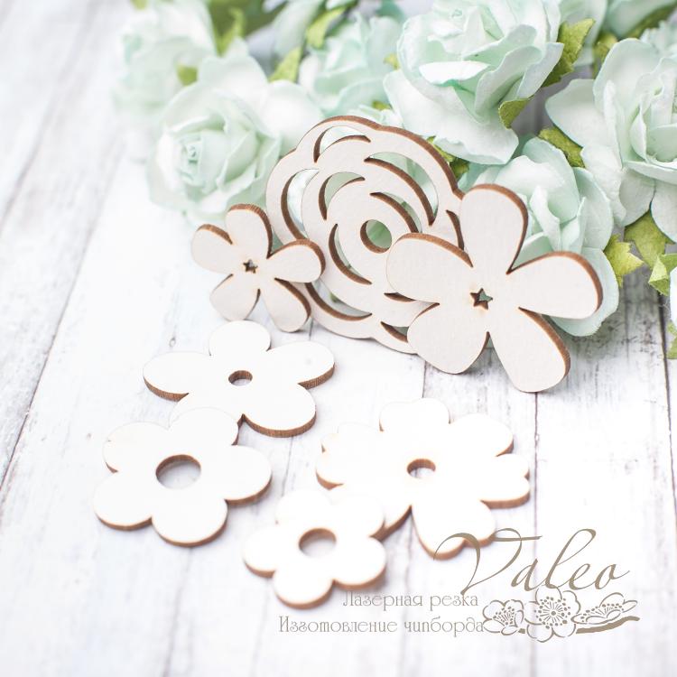 Чіпборд набір Квіточки 7шт 2832 Valeo