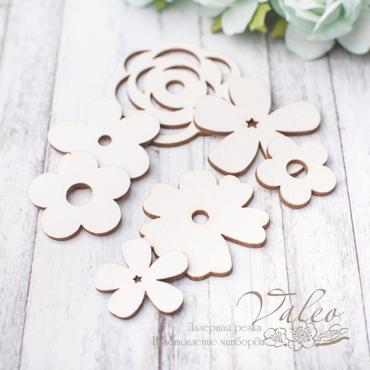 Чіпборд набір Квіточки 7шт 2832 Valeo