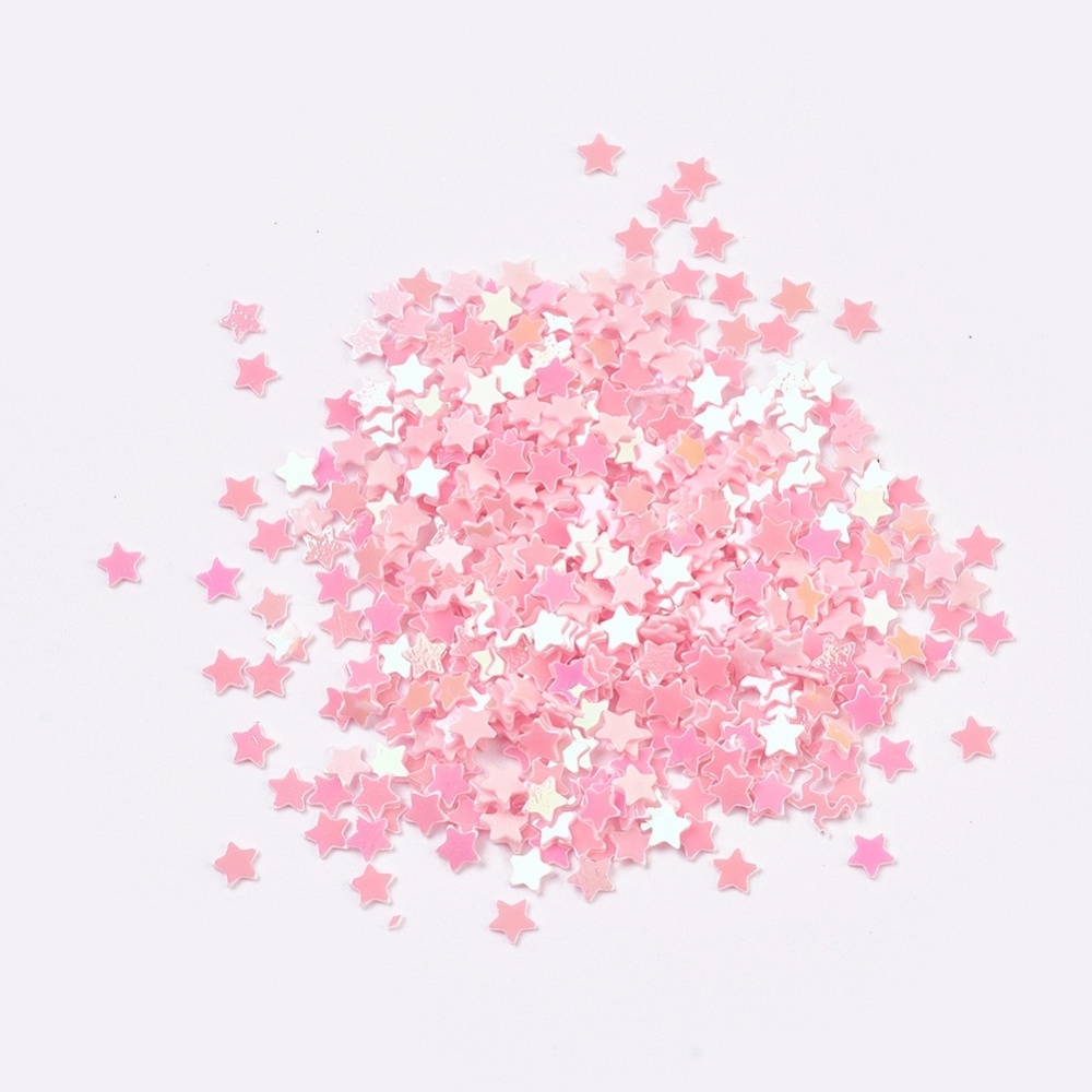 Набор пайеток Звезда розовая, 2.5 мм, 10 грамм