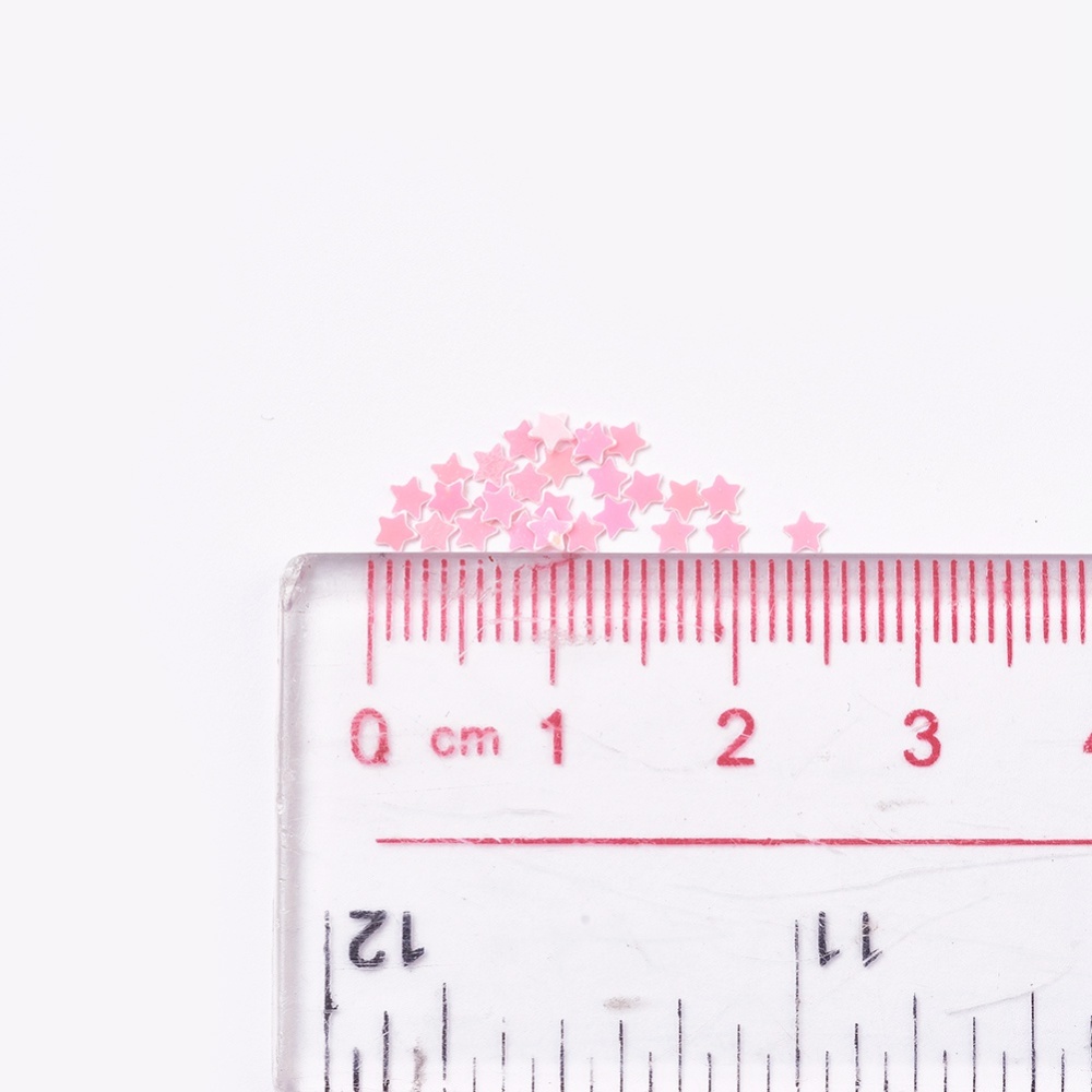 Набор пайеток Звезда розовая, 2.5 мм, 10 грамм