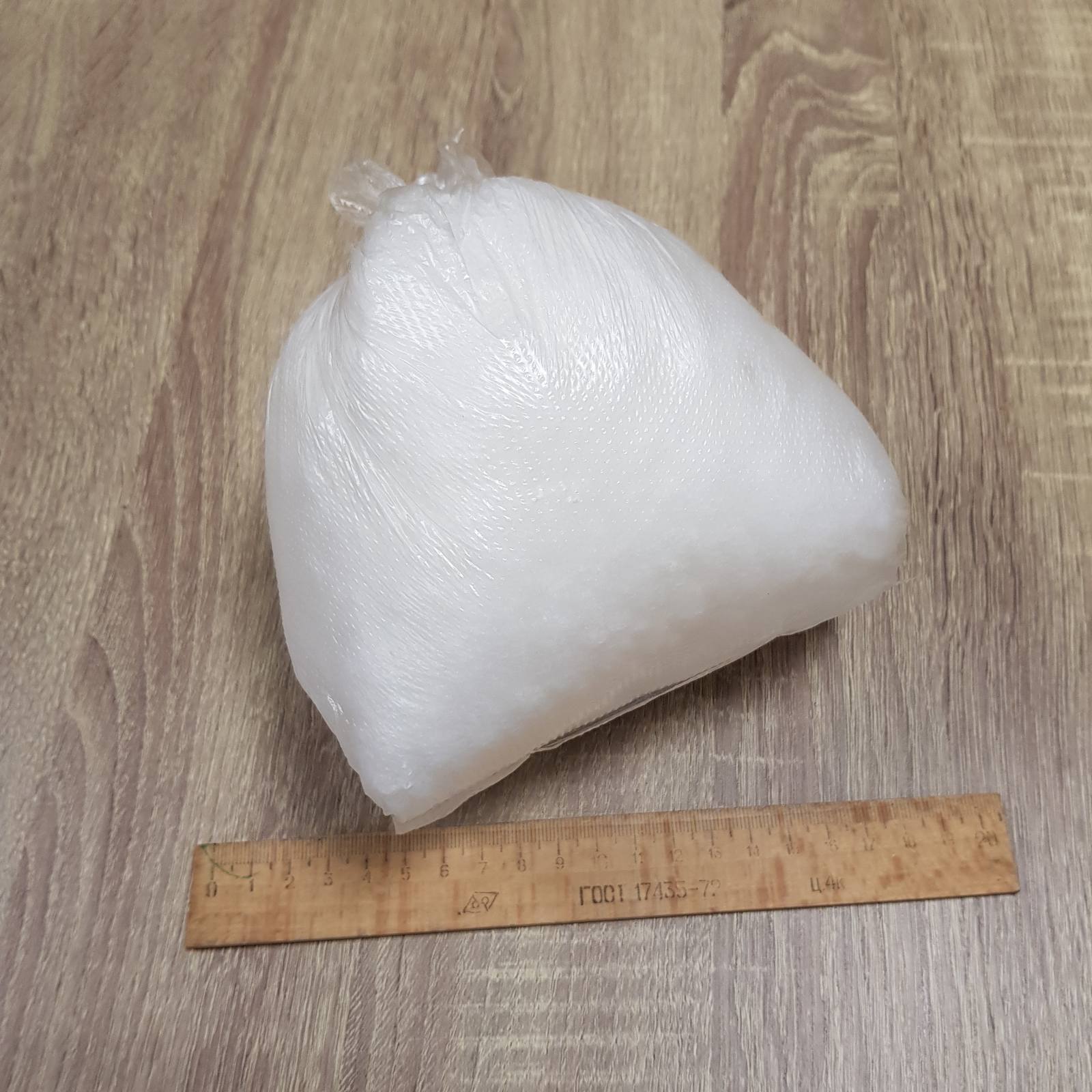 Синтепух м'який, первинну сировину, білий, 50 грам, Корея