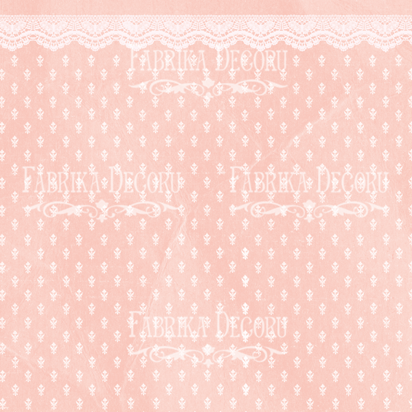 Аркуш двостороннього паперу Shabby baby girl redesign # 34-04, Фабрика Декору