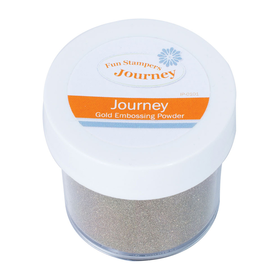 Пудра для гарячого ембоссінга Золота, Fun Stampers Journey