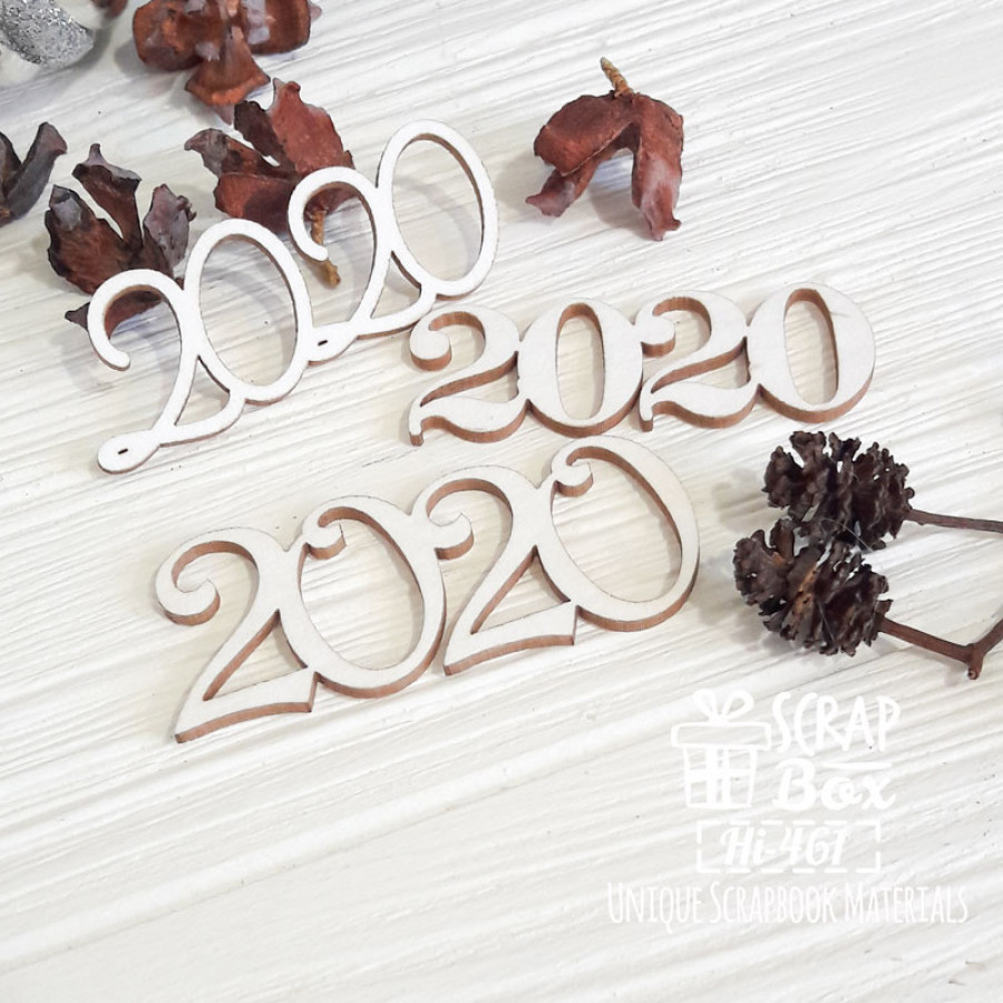 Чіпборд набір 2020 рік малий Hi-461, Scrapbox