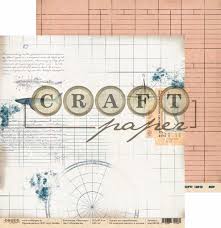 Скраппапір 30х30 см Переписка Наутілус, 30х30 см, Craft Paper