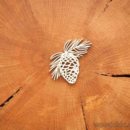 Чіпборд Еловая шишка, Woodchic