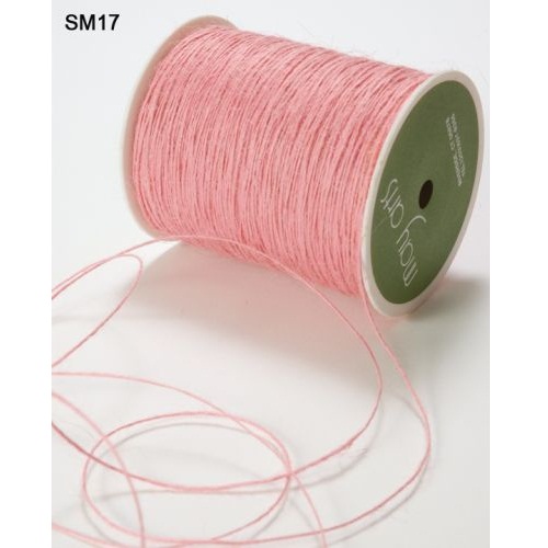 Джутовий шнур тонкий String Burlap Pink від May Arts, 5 м