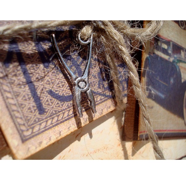 Набір підвісок "Інструменти", 8 шт.