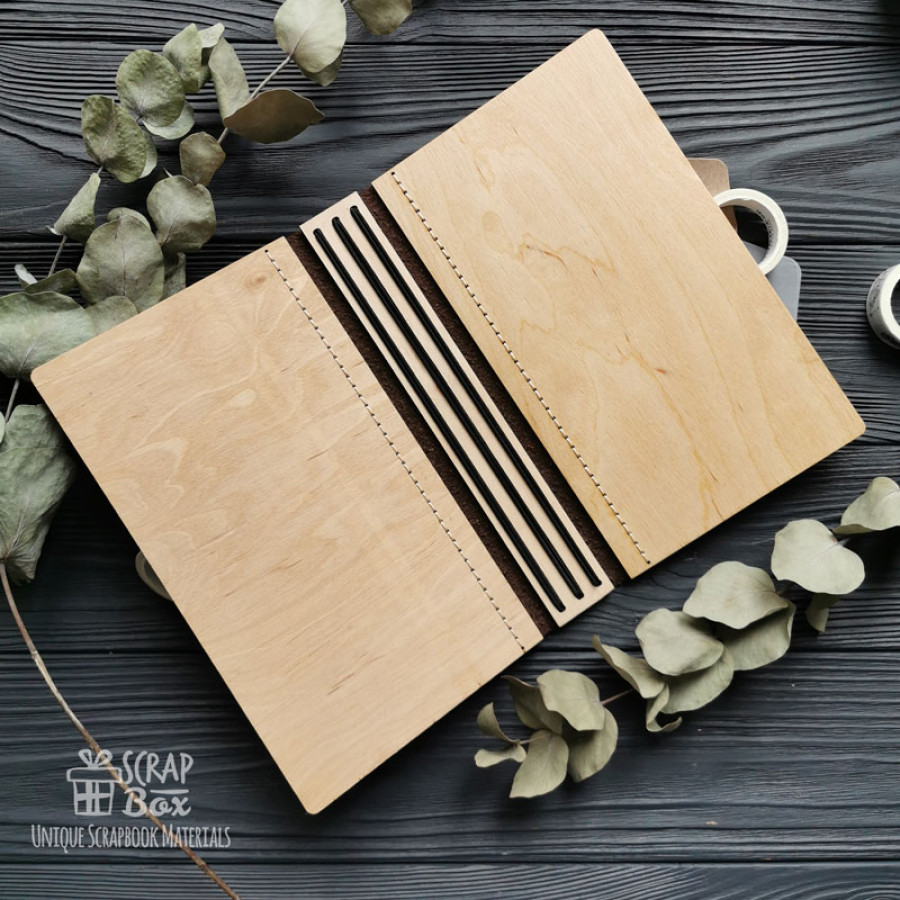 Обложка для блокота мидори Mid-009 120x210x30 мм, Scrapbox