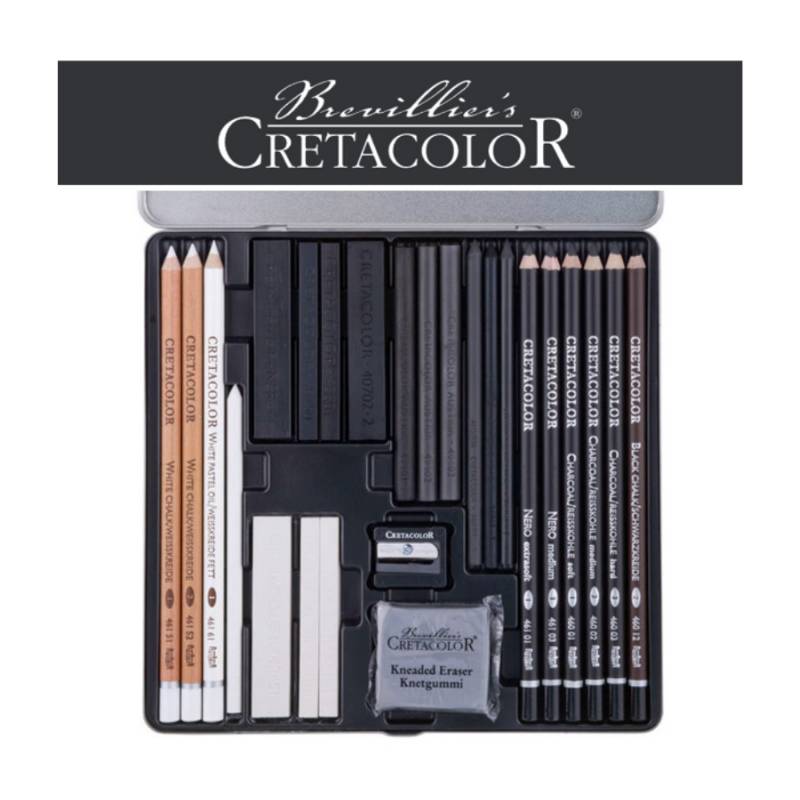 Набір для графіки BLACK&WHITE 25шт Cretacolor