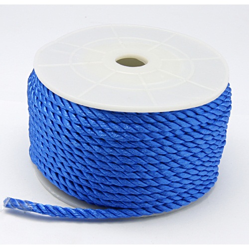 Крученый шнур синего цвета, диаметр 4 мм, длина 90 см