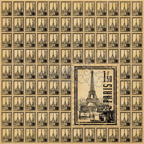 Двусторонняя скрапбумага Tour de France от Graphic 45