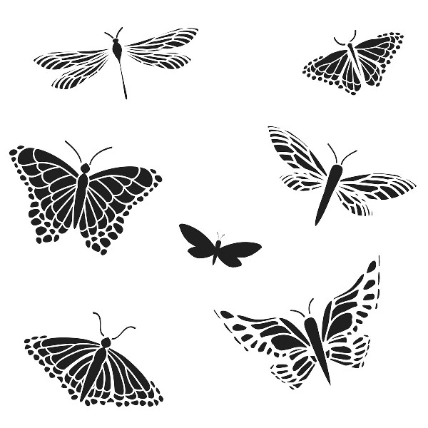 Трафарет Mariposas від Crafter's Workshop 15x15 см