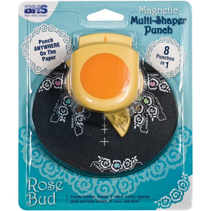 Фігурний дирокол Rose Bud Magnetic Multi-shaper Punch від Blue Hills Studio