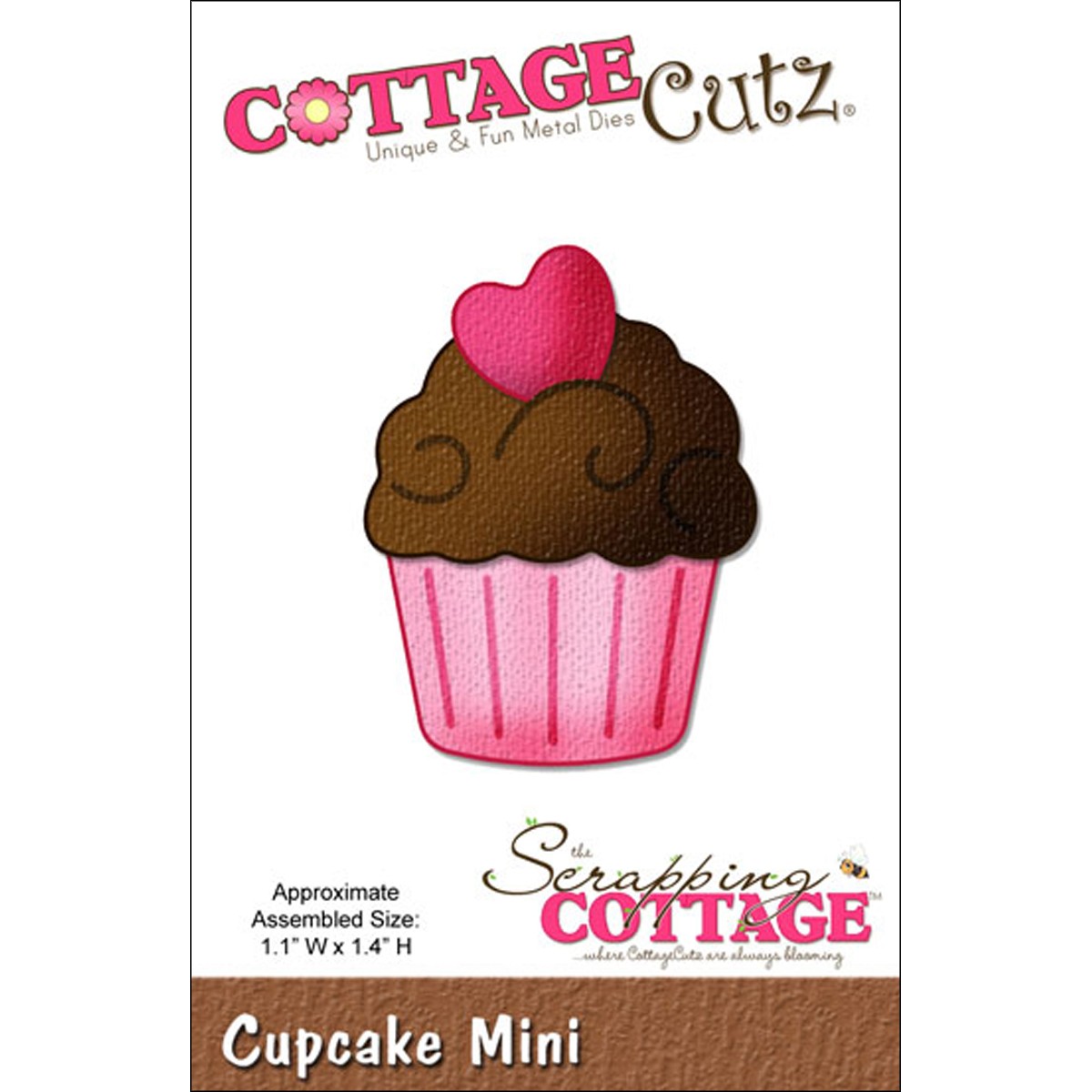 Ніж для вирізання Cupcake 4,5х4,5 см від CottageCutz