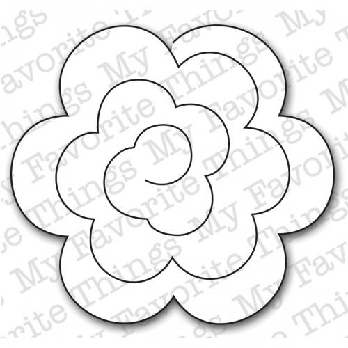 Ніж для вирізання Rolled Roses 7,0 см від Die-Namics Die