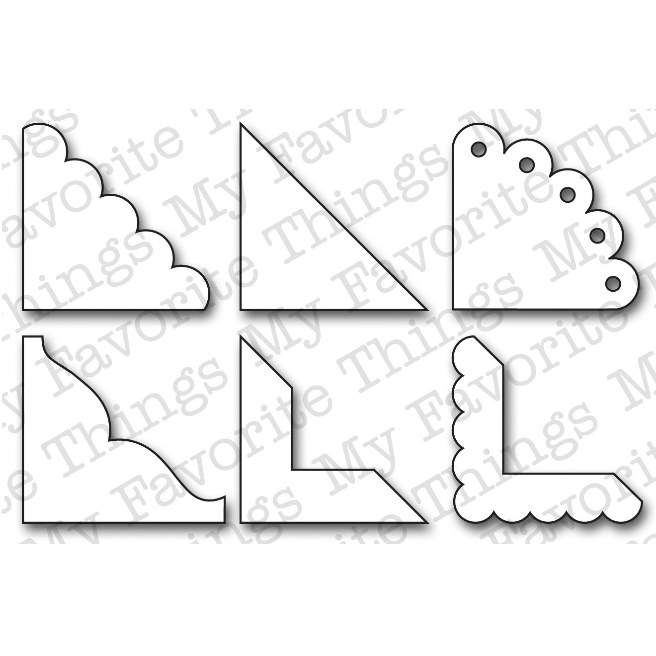 Ніж для вирізання Photo Corners 3,2х3,2 см від Die-Namics Die