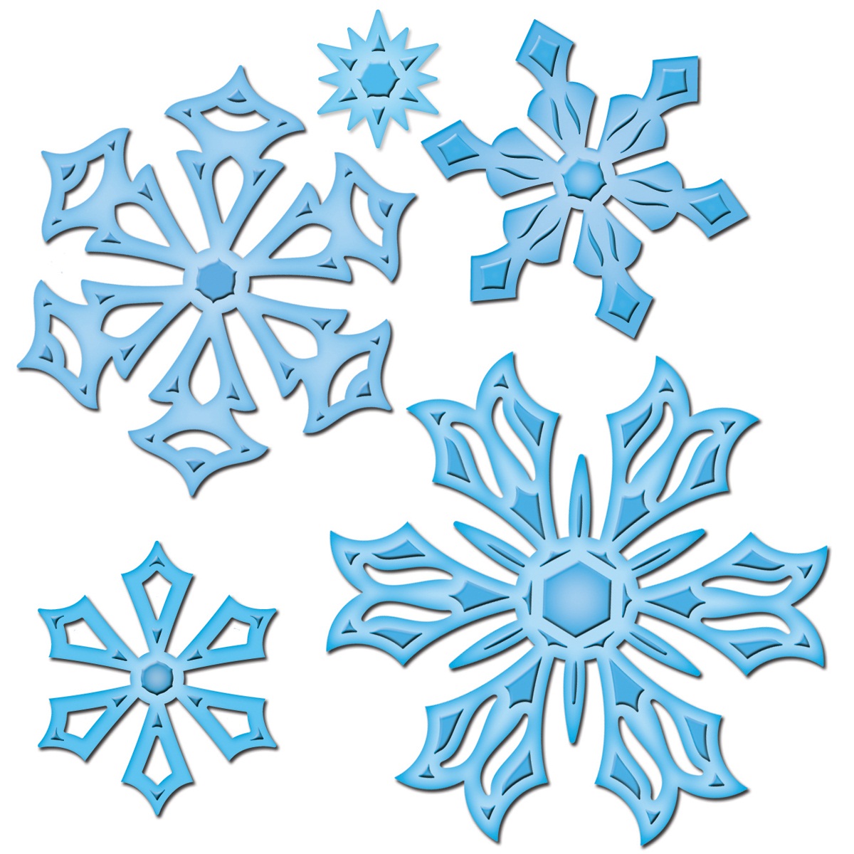 Нож для вырезания и тиснения Create A Flake Three, 5шт от Spellbinders