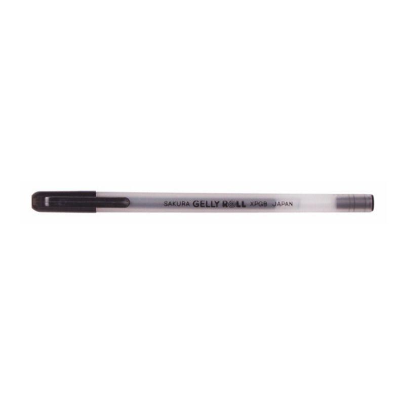 Ручка гелева, Чорна, Gelly Roll, 0,6 мм, Sakura