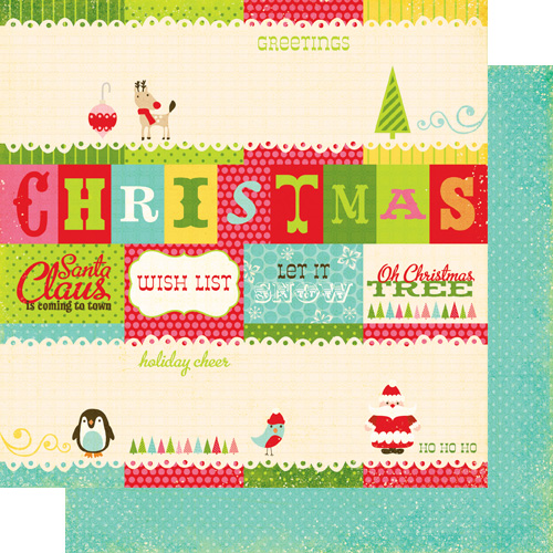 Двусторонний лист бумаги Journaling Cards, 30х30 см от Echo Park