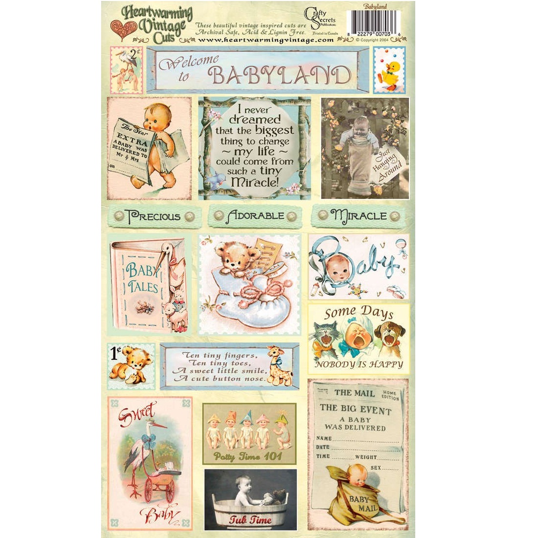 Набор изображений Babyland от Crafty Secrets