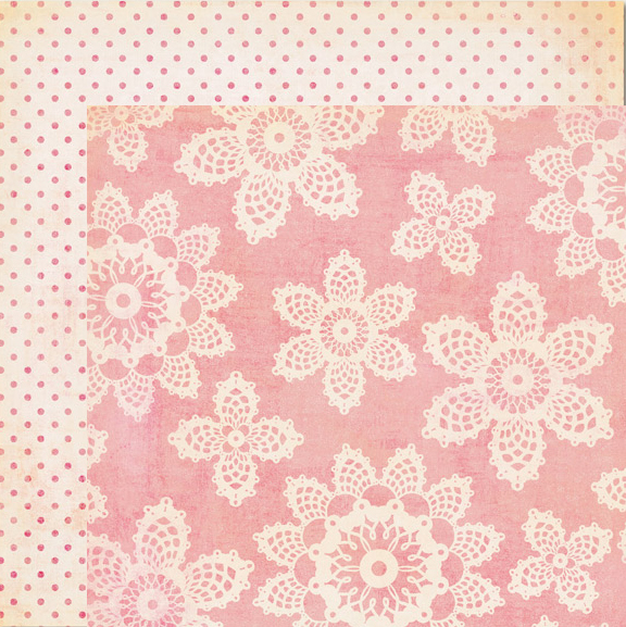 Двусторонняя бумага Cutie Pie Delicate 30x30 см от My Mind's Eye