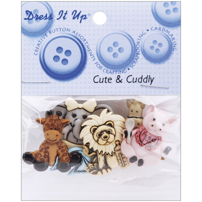 Набір ґудзиків Cute and Cuddly від Dress It Up