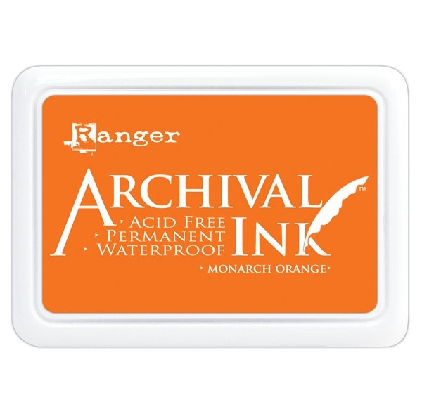 Перманентні чорнило для Штампінг Archival Ink Monarch Orange від Ranger