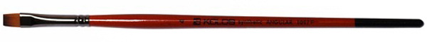 Кисть, Синтетика плоская, Carrot 1097F, № 6, короткая ручка, Kolos