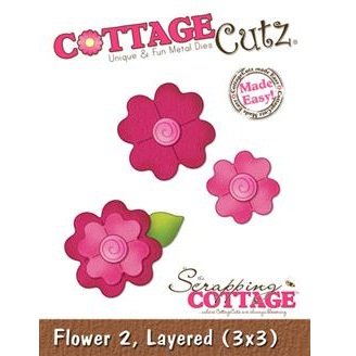 Ніж для вирізання Layered Flower2 від CottageCutz