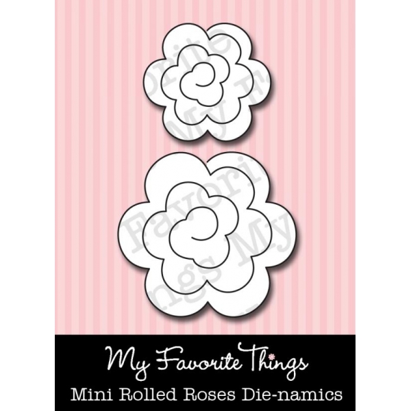 Ніж для вирізання Mini Rolled Roses від Die-Namics Die