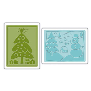 Папки для тиснення Christmas Set від Sizzix