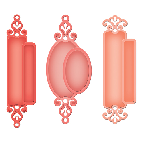 Нож для вырезания и тиснения Fancy Framed Tags One от Spellbinders
