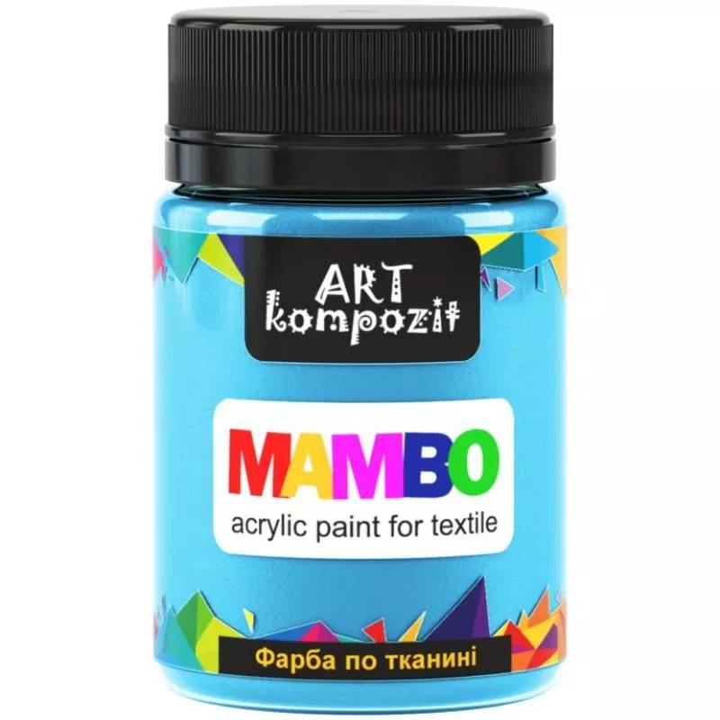 Краска по ткани, Mambo, 50 мл, 17 голубой, Art Kompozit