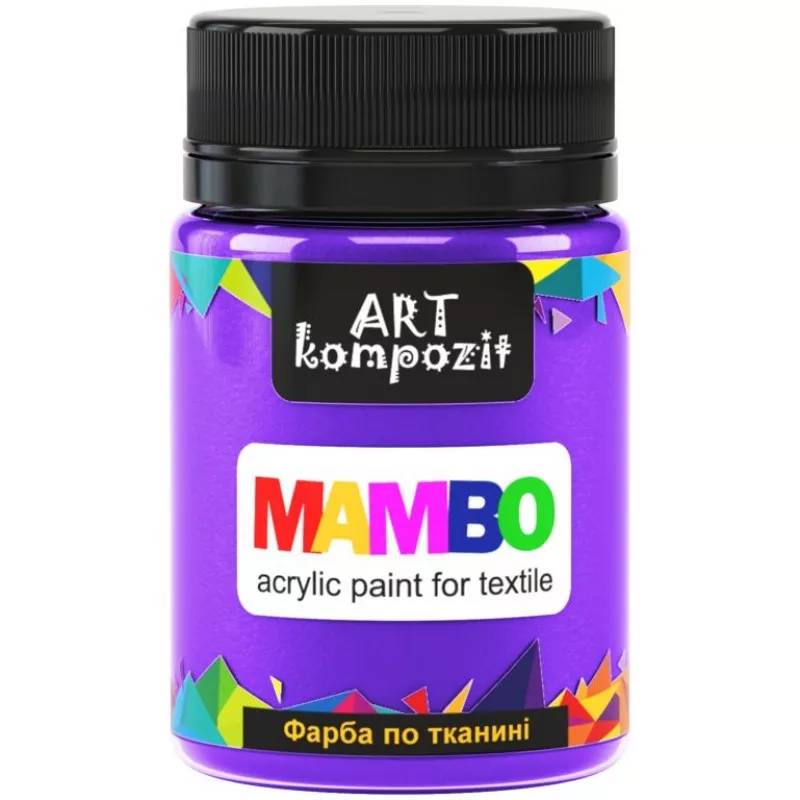 Фарба по тканині, Mambo, 50 мл, 58 бузкові мрії, Art Kompozit