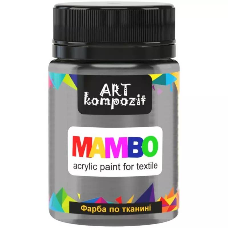 Краска по ткани, Mambo, 50 мл, 52 платиновый, Art Kompozit