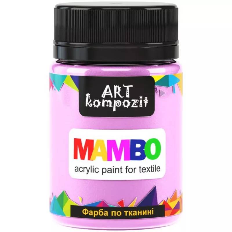 Фарба по тканині, Mambo, 50 мл, 8 рожевий, Art Kompozit