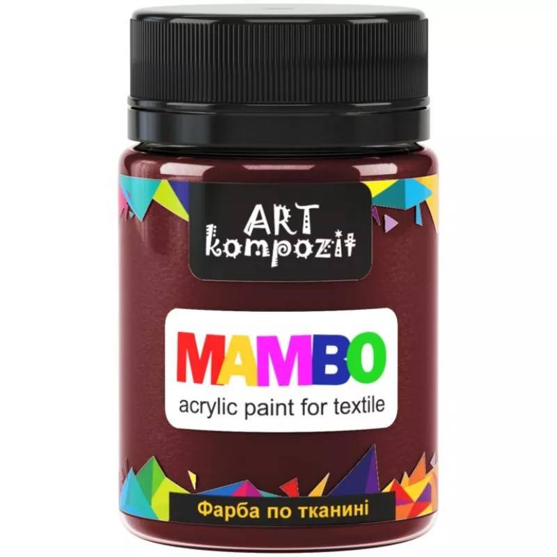 Краска по ткани, Mambo, 50 мл, 22 умбра жженая, Art Kompozit