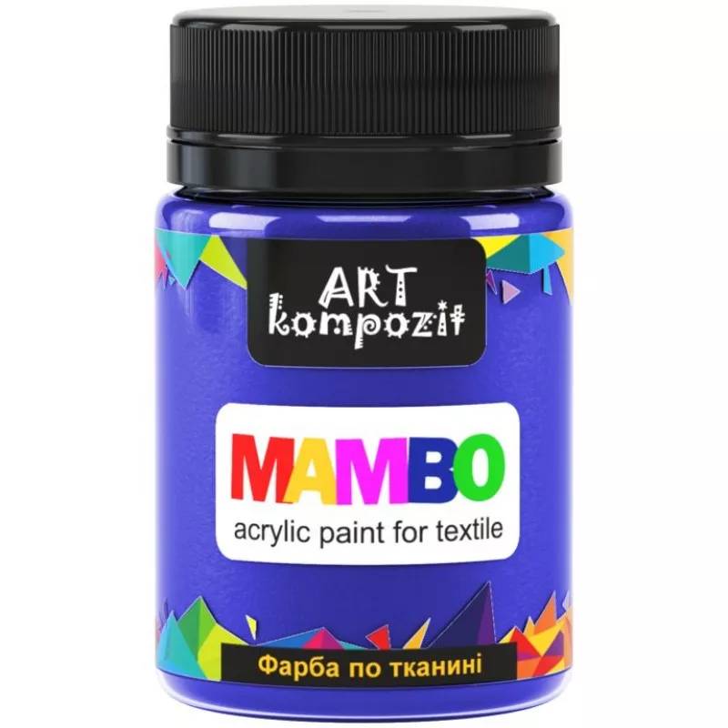 Краска по ткани, Mambo, 50 мл, 20 фиолетовый светлый, Art Kompozit