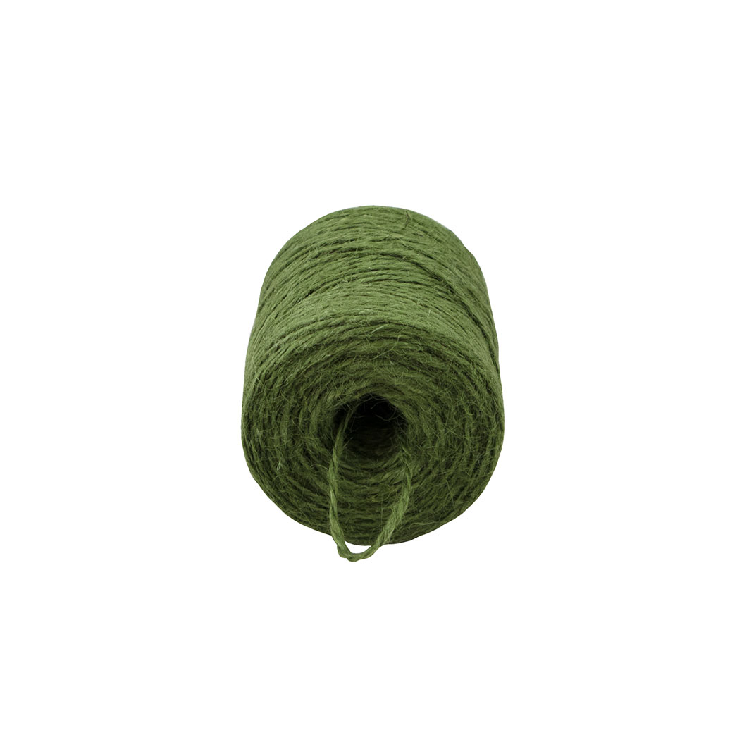 Шпагат джутовый, зеленый, 5 м